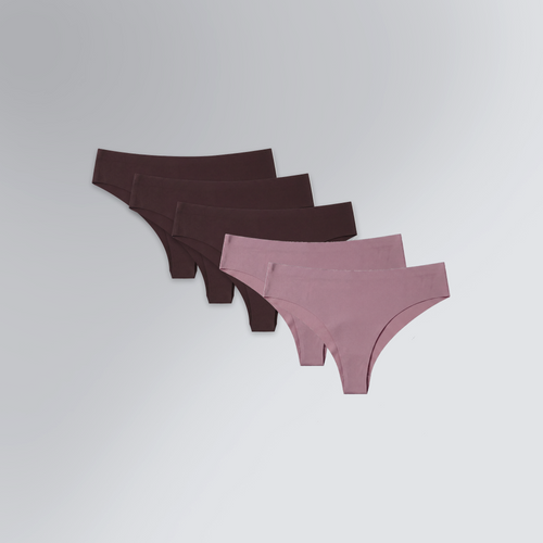 5-Pack Women's Laser-Cut Brief Panty