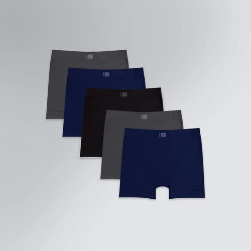 5-Pack Men's Seamless Touch Boxer Briefs