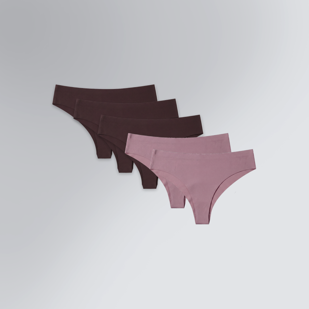 5-Pack Women's Laser-Cut Brief Panty