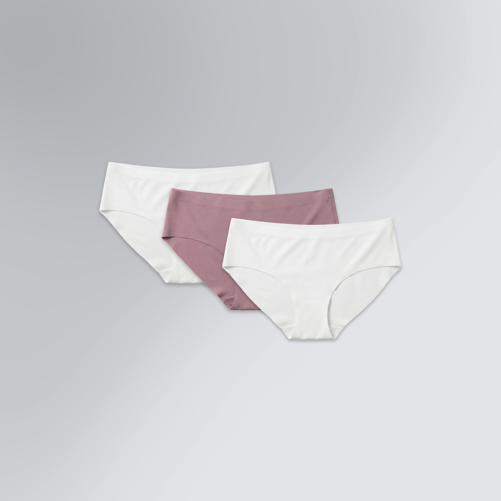 3-Pack Women's Laser-Cut Boyshort Panty