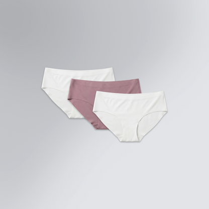 3-Pack Women's Laser-Cut Boyshort Panty