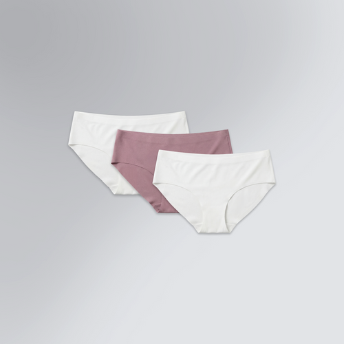 3-Pack Women's Laser-Cut Boyshort Panty