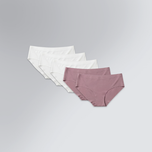 5-Pack Women's Laser-Cut Boyshort Panty