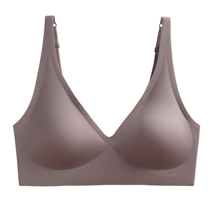 Women's V-Neck Wireless Bralette 3-Pack White | Lovenq