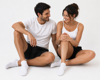 Unisex Cotton Ankle Socks — 5-Pack