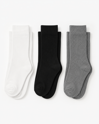 Unisex Cotton Crew Socks